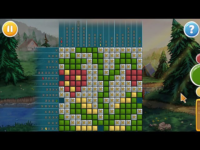 Японские кроссворды. Волчьи истории - Скриншот 7