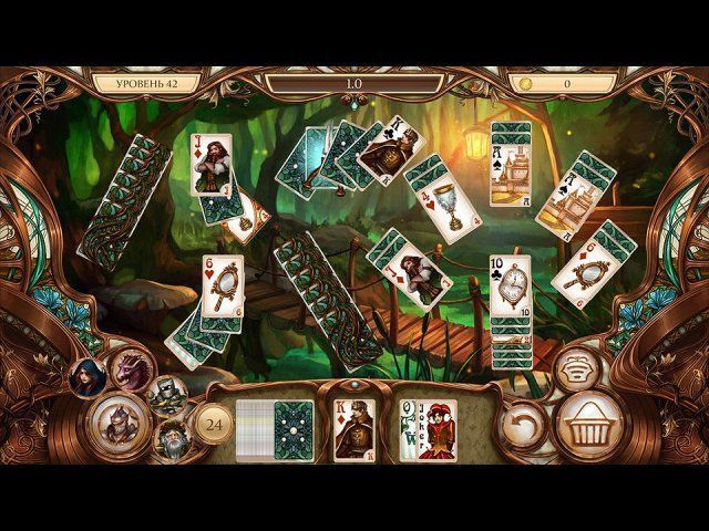 Пасьянс Белоснежка. Зачарованное королевство - Скриншот 1