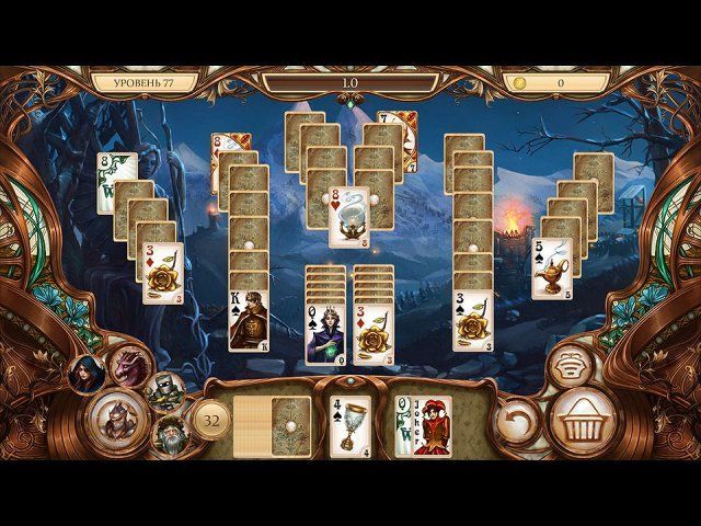 Пасьянс Белоснежка. Зачарованное королевство - Скриншот 2