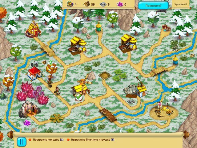 Сад гномов. Новый год - Скриншот 1