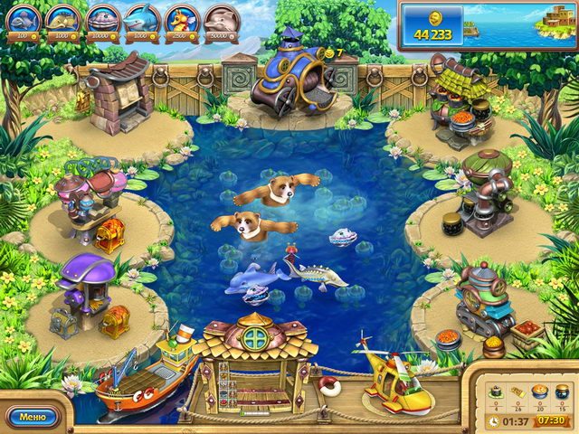 Веселая ферма. Рыбный день - Скриншот 7